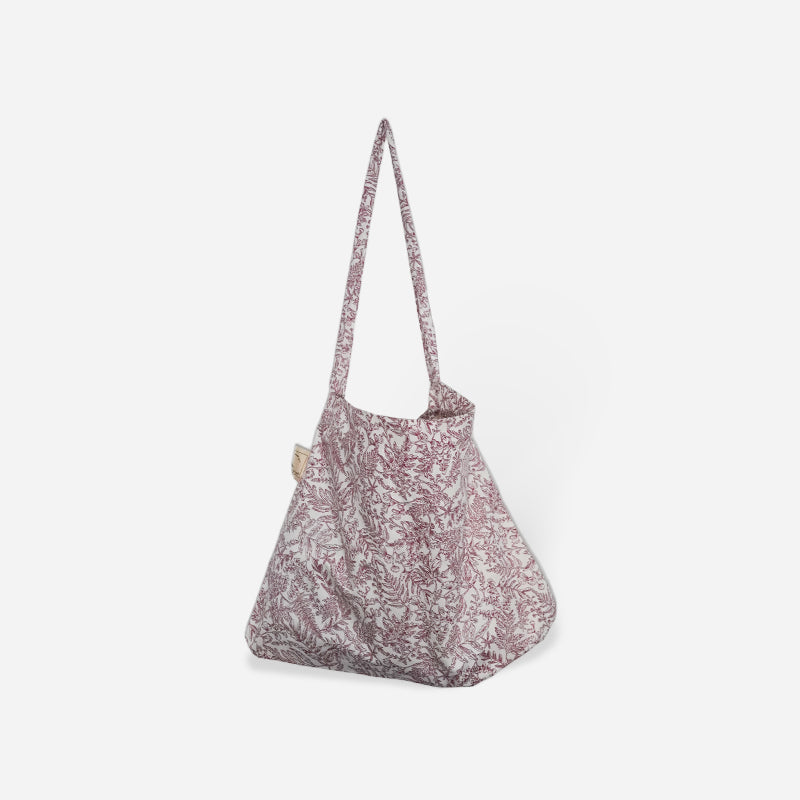 Wang Tii Doo/Sac shopping écologique fait main rose 